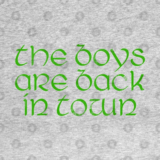 The Boys Are Back In Town by feck!